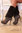 ALBERTO VENTURINI ~ Italy Satin Overknee Stiefel mit Fell und Strassabsatz taupe  kupfer