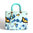 Henkel Tasche BUTTERFLY mit Anhänger hellblau