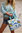 Henkel Tasche BUTTERFLY mit Anhänger hellblau